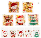 Cellophane Christmas Bags Square Cello Sweets Biscuits Candy Xmas Bag Gift Fayre