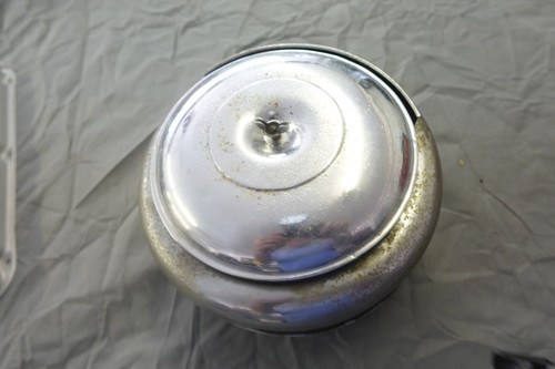 Filtro de aire de baño de aceite de cabeza plana de colección 1950 Ford Shoe Box 1949 Ford Coupé plano - Imagen 8 de 9