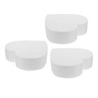  3 Pcs Cake Mould Heart Shaped Pan Foams Dummies Decorating Models