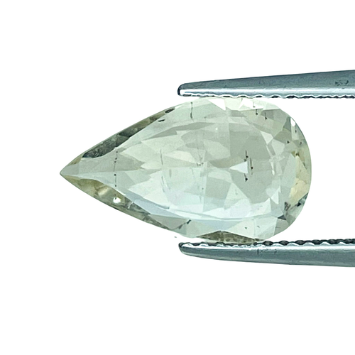 2.49CTS Light Green natural tourmaline Pear shape cut loose gemstones - Bild 3 von 3