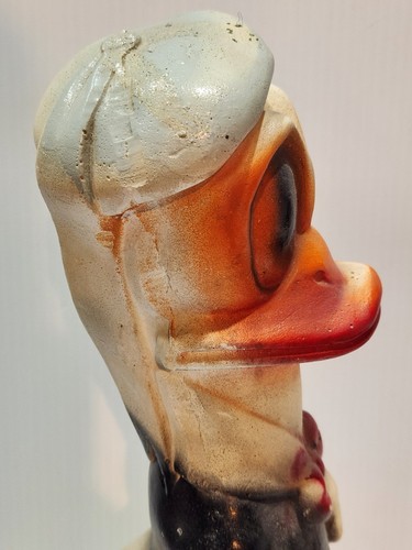 Vintage 1940's Donald Duck Carnival Prize Chalkware Figure Statue - Picture 7 of 24