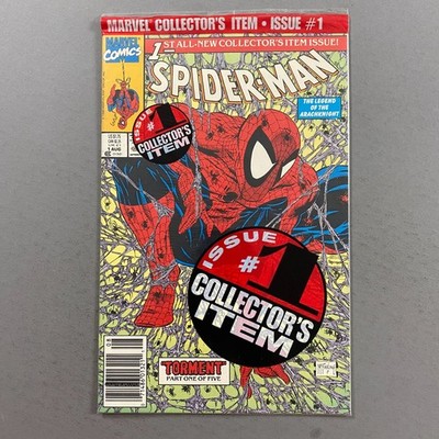 SPIDER-MAN 1 NEWSSTAND SEALED POLYBAG (1990, MARVEL COMICS)