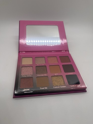 Violet Voss Eye Pinky Promise 12 Eyeshadow Palette & BH Cosmetics Brush 2,4,5,7 - Picture 3 of 9