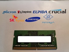 Lot of 2 Major Brand 4 GB DDR4-2666V PC4-21333S 1Rx16 1.2V SO-DIMM Laptop RAM