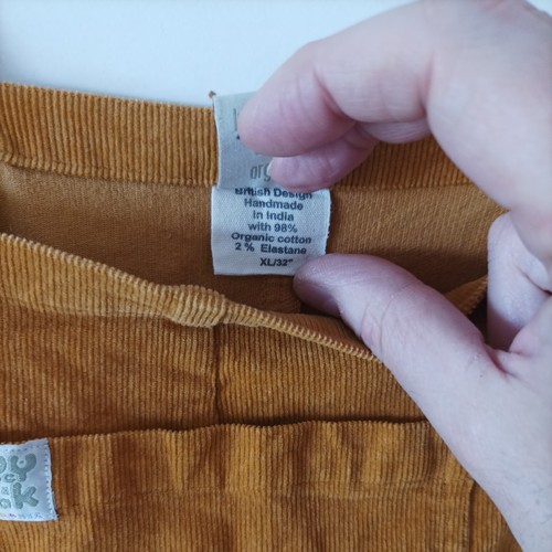 Lucy and Yak Organic Cotton Corduroy Dungarees - Picture 4 of 7