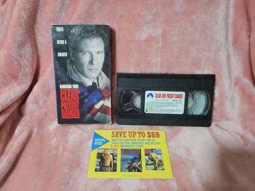 Klare und gegenwärtige Gefahr VHS-Kassette - Harrison Ford James Earl Jones Willem Dafoe - Bild 6 von 6
