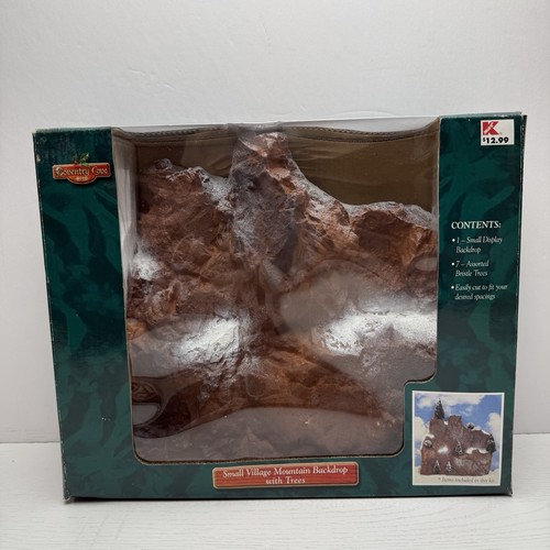 Lemax Village Landscape Mountain Backdrop 7 Assorted Trees 81013 Christmas Train - Bild 8 von 8