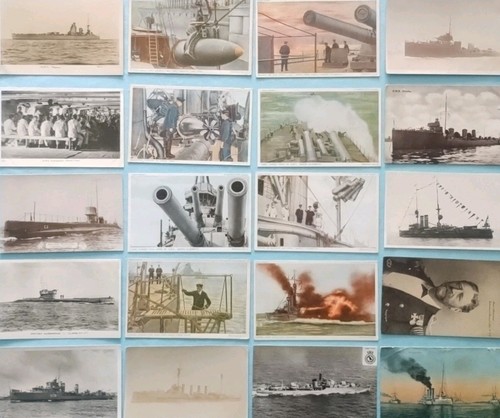 Barcos Royal Navy Militar - Lote de 20 postales de trabajo TODAS MOSTRADAS INDIVIDUALMENTE - Imagen 23 de 23