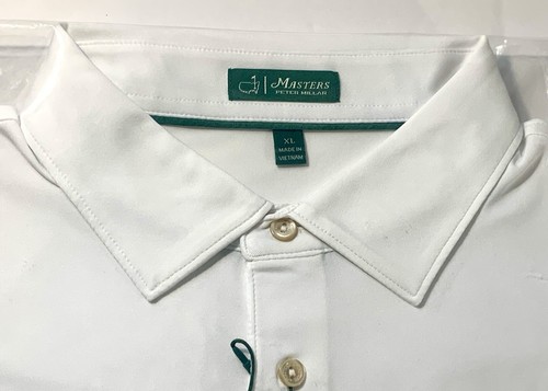 2025 Masters Peter Millar Polo Golf Shirt XL Weiß Neu - Bild 10 von 12