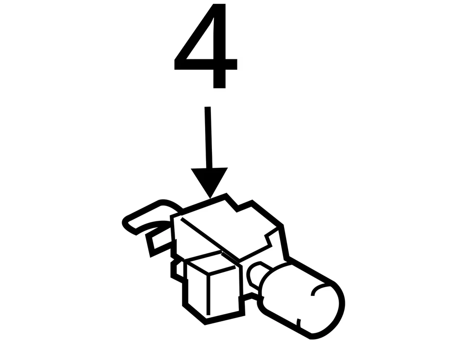 2003-2009 Toyota 4Runner Vacuum Switching Valve 90910-12259 OEM - Image 4 of 4