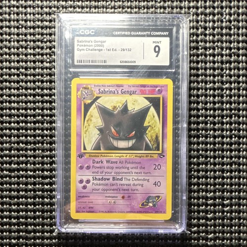 Sabrina's Gengar (1st Edition) graded CGC 9 for sale on eBay
