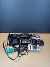 Lot of 7 Canon, Ricoh, Vivitar 35mm Film Cameras For Parts Read