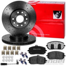 brembo BREMSSCHEIBEN + BEL&Auml;GE VORNE passend f&uuml;r MERCEDES W177 W247 C118 X247 243
