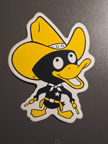 ➔ ENTE als COWBOY ( vllt. USA) ➔ Sticker / Aufkleber ➔ *aus Sammlung* 559f - Picture 1 of 2