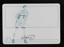 2016-17 Panini Noir Printing Plate Cyan Color Horizontal 1/1 Skal Labissiere 0c3