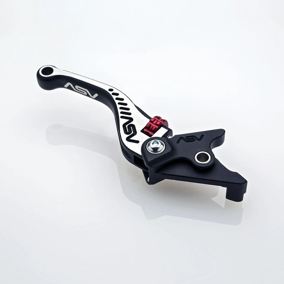ASV Black Bicolore Shorty Brake and Clutch Levers For Kawasaki Ninja H2R 2015-19 - Image 2 of 4