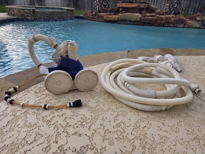 #ad #ad Polaris 360 Pressure Side Automatic Pool Cleaner w Hose Debris Bag amp; Parts $164.23