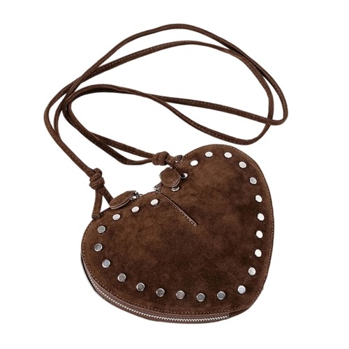 Crossbody Purse for Women Small Crossbody Bags Trendy Faux Suedes Shoulder Bag - Picture 7 of 12