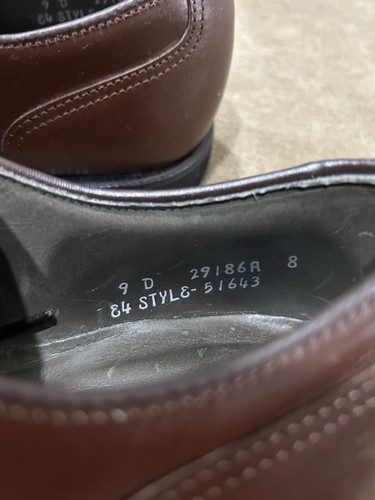 FootJoy Golf Shoes Size 9 D Brown Leather Classics Tour Oxford Split Toe - Picture 6 of 15