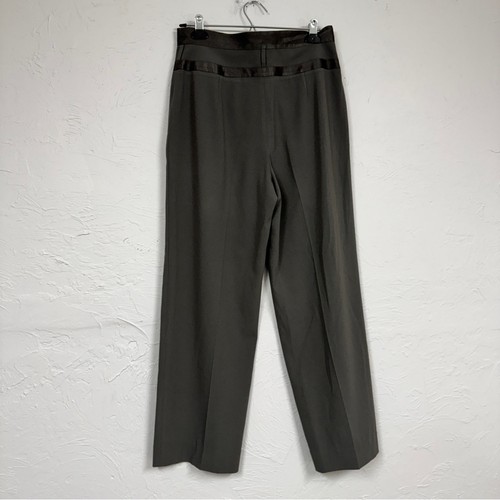 Giorgio Armani graue Hose weites Bein hoher Bund Anzughose Damen XL adrett - Bild 7 von 13