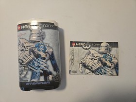 Lego Hero Factory 7170 Stringer, 7164 Stormer Complete with Cans & Poor Manuals