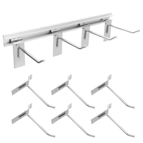  1 Set Pegboard Display Rack: Heavy Duty Black Metal Shelving Hooks - Peg Board - Picture 8 of 12