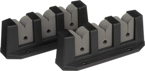 3-Rod Storage Holder, Black, ABS Plastic - Picture 5 of 7