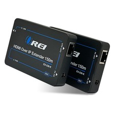 HDMI Over Ethernet Extender with CAT5/CAT6, Upto 330 Feet - HDMI Loop Out - 1...