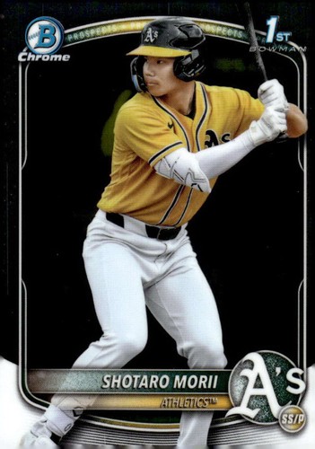 Shotaro Morii RC 2025 Bowman Chrome Base Prospects #BCP-170 Pre-Rookie ID:148574