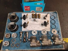 Novarossi T PLUS 7C .21 Nitro Engine Lot of 3 (USED FOR PARTS OR REBUILD)