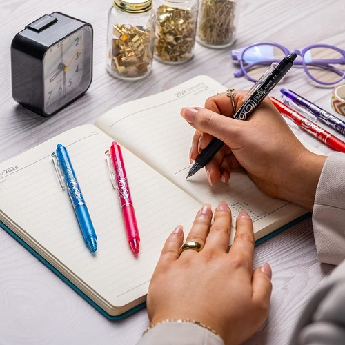 Pilot Frixion Clicker Gelschreiber, radierbar, blaue Tinte, mittlere 0,7 mm ... - Bild 4 von 5