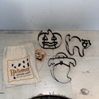 NWT Deadstock Williams Sonoma Halloween steel pancake molds CAT GHOST PUMPKIN