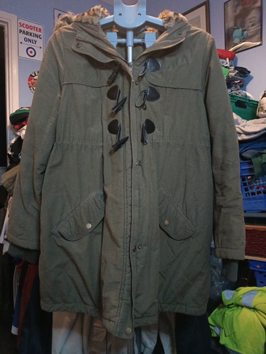 MOD inspired olive green parka in excellent condition - Picture 1 of 9