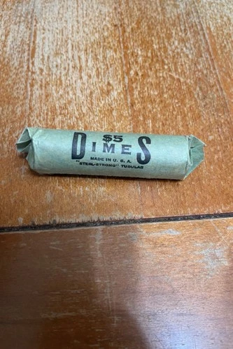 1965-1973 Uncirculated Roll of Dimes Roosevelt Dimes