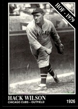 1991 Conlon Collection TSN Hack Wilson Chicago Cubs #29