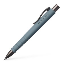 Faber-Castell 241188 - Kugelschreiber Poly Ball, urban stone grey, 1 Stück, mit 