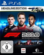 PS4 / Playstation 4 - F1 2018 #Headline Edition DE mit OVP / Pappbox NEUWERTIG