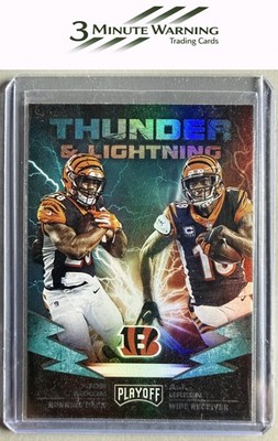 2019 Panini Playoff #7 A.J. Green / Joe Mixon Thunder & Lightning