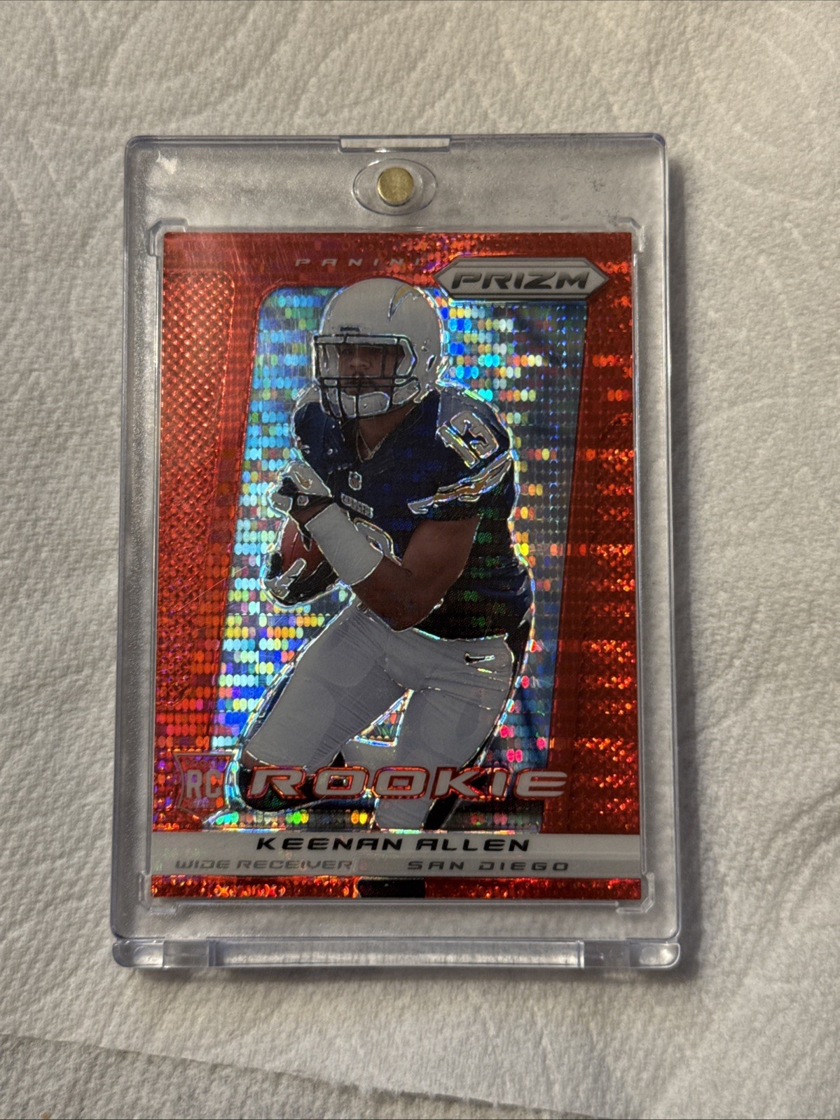 2013 Panini Prizm - Rookie Keenan Allen #252 Red Pulsar Prizm (RC)