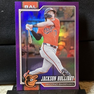2026 Topps Series One Jackson Holiday Purple Foil /250 #92 Baltimore Orioles