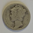 1925-S MERCURY DIME VINTAGE COLLECTABLE