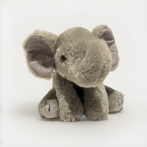 Ty Classic Spout Sitting Elephant 10” Peluche Animal Gris Sólido - Imagen 2 de 11