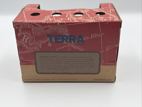Terra North American Wild Animals Bosque Figuras Juego Juguetes Caja por BATTAT - Imagen 3 de 5