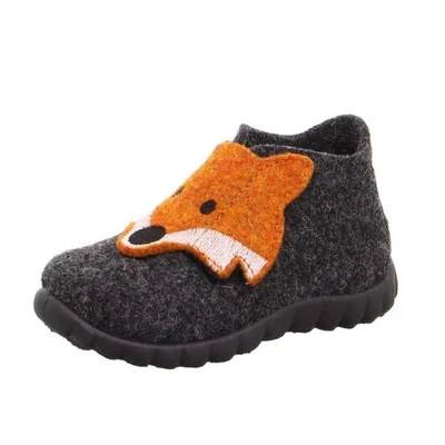 Superfit Happy Kleinkinder Hausschuh 00295 Wollfilz breiter Einstieg Gr.19-30