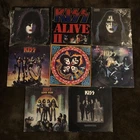 KISS LP Lot Of 8 Vinyl Records In Used Condition