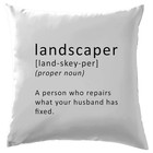Definition Landscaper - Cushion - Garden Gardener Gardens Funny DIY