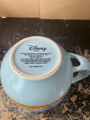 Taza de café sopa de cerámica familiar Disney Lilo & Stitch Ohana Means 24 oz sin cuchara - Imagen 2 de 2