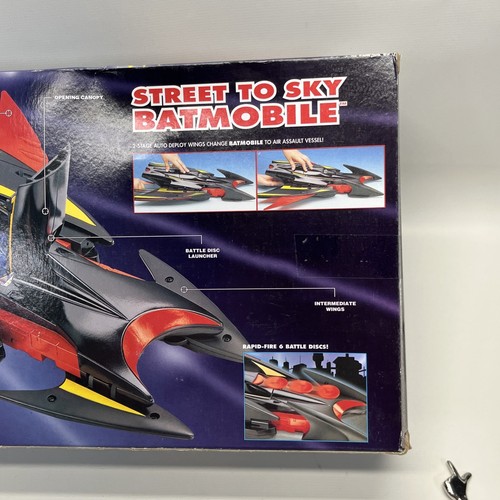 Batman Beyond Street to Sky Batmobile Ground Cruiser/Air Assault Vessel NIB 1999 - Picture 14 of 24