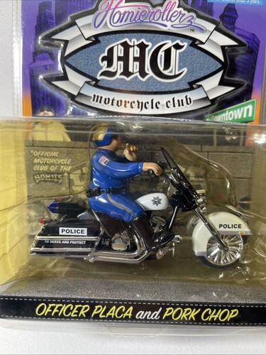 HOMIE ROLLERZ MOTORCYCLE CLUB MC OFFICER PLACA AND PORK CHOP 2005 JADA TOYS 1:24 - Picture 4 of 12