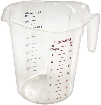 Winco Measuring Cup, Polycarbonate, 4-Quart